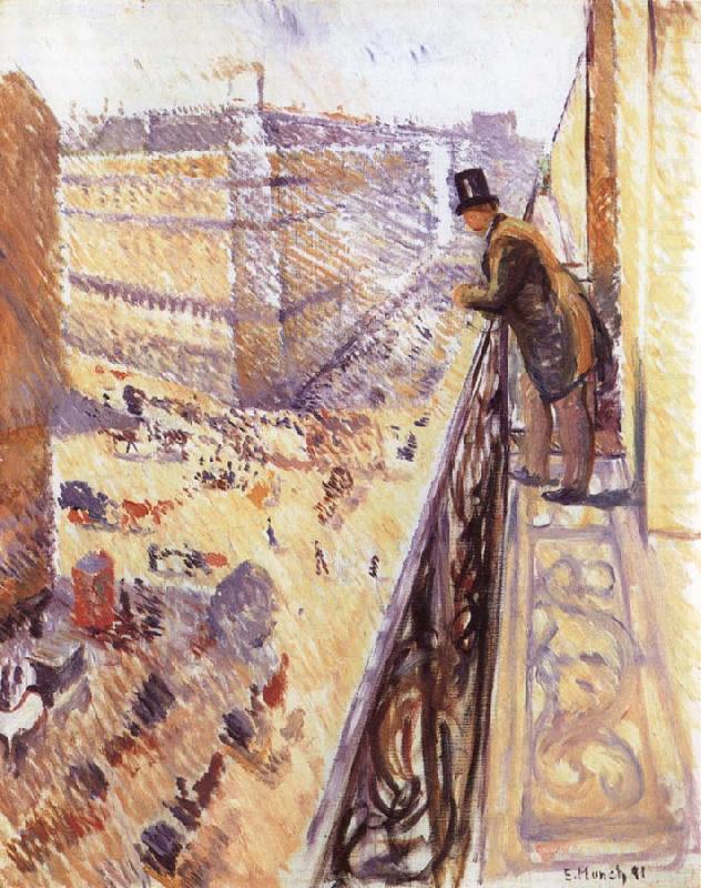 Edvard Munch Rue Lafayette china oil painting image